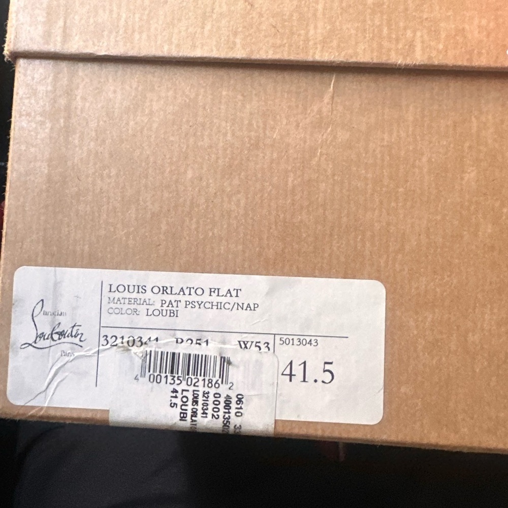 Men’s Christian Louboutin Louis Orlato Patent Psychic Designer Sneaker, Size:8.5 - Picture 5 of 6